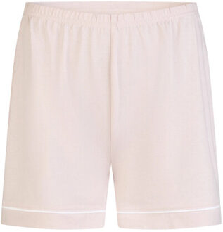 Dames korte pyjama set modal shortama met knoopsluiting Roze