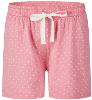 Dames korte pyjama set shortama blauw ice cream - maat S Veelkleurig