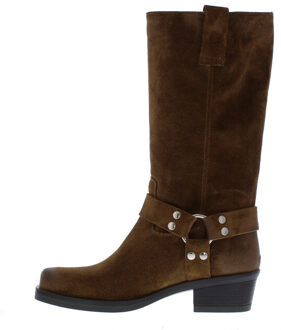 Dames laars hoog | dames | maat: | suede Bruin - 37