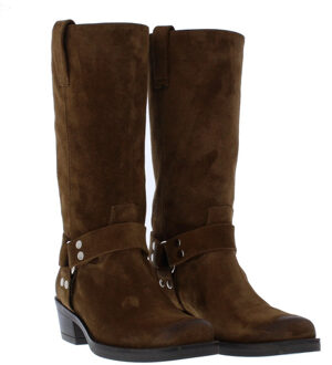 Dames laars hoog | dames | maat: | suede Bruin - 39