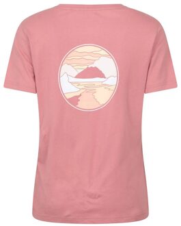 Dames Landschaps T-Shirt (Lichtroze) - EU 46 / UK 18