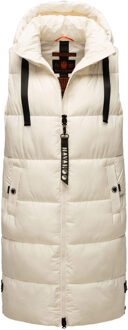 dames lange bodywarmer Schnuffelchen – Warm & Stijlvol met Capuchon Beige