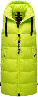 dames lange bodywarmer Schnuffelchen – Warm & Stijlvol met Capuchon - maat Groen