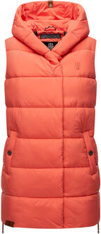 dames lange gewatteerde bodywarmer Madilynaa – Warm & Comfortabel Roze - S