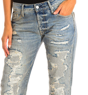 Dames lange jeans JH711FOSWT391 Blauw