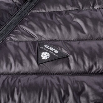 Dames larica gewatteerde jas - maat S Zwart