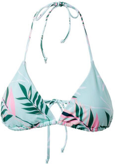 Dames latina bladeren bikinitop - maat L Veelkleurig