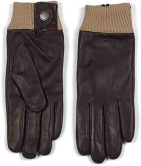 Dames Leren Handschoenen in Donkerbruin Premium Kwaliteit Howard London , Brown , Heren - 8 In,8 1/2 In,7 In,7 1/2 IN