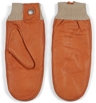Dames Leren Handschoenen van Premium Kwaliteit Howard London , Brown , Heren - 7 In,7 1/2 In,8 1/2 In,8 IN