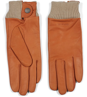 Dames Leren Handschoenen van Premium Kwaliteit Howard London , Brown , Heren - 7 In,8 1/2 In,8 In,7 1/2 IN