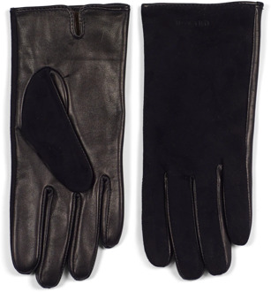 Dames Leren Handschoenen Zwart Howard London , Black , Heren - 8 1/2 In,8 In,7 1/2 In,7 IN