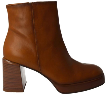 Dames Leren Laars Tokio Hispanitas , Brown , Dames - 37 Eu,40 EU