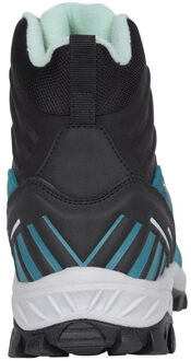 Dames Leren Waterdichte Thermische Wandelschoenen (Donker Teal) Groenblauw