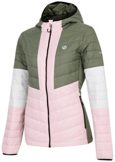 Dames lively gewatteerde jas Groen - 36