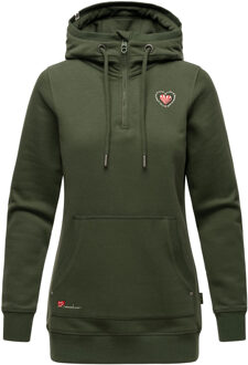 dames longsleeve hoodie Zauberelfe – Lang & Comfortabel Groen