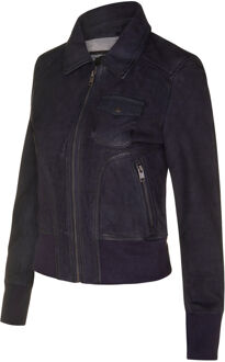 Dames MA-1 Varsity bomberjack-Modbury - maat EU 50 / UK 22 Navy