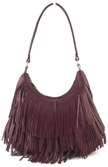 | dames | | maat: one | leer Bordeaux - One size