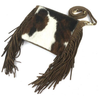 | dames | | maat: one | leer en suede Bruin - One size