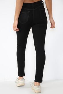 Dames Magic Shaping High Waisted Skinny Jeans in Zwart - EU 40 lang/ UK 12 lang