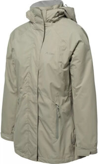 Dames makari light waterdichte jas - maat L Grijs