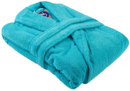 Dames mantel met sjaalkraag Blauw - XS