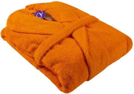 Dames mantel met sjaalkraag - maat XXL Oranje