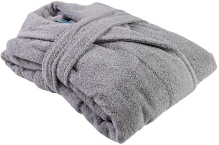 Dames mantel met sjaalkraag - maat XXXL Grijs