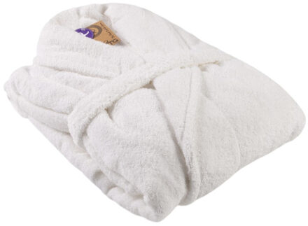 Dames mantel met sjaalkraag - maat XXXL Wit