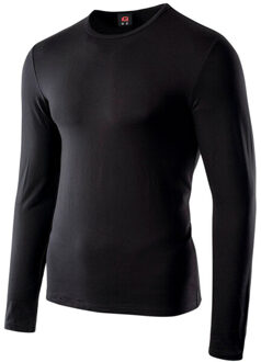 Dames milky trainings-t-shirt met lange mouwen - maat L Zwart