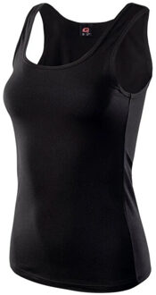 Dames mily mouwloze tanktop - maat M Zwart