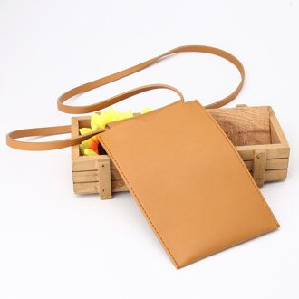 Dames Mobiele Telefoon Tas Mobiele Telefoon Pu Lederen Tas Schouderriem Vrouwelijke Tas Iphone / Huawei/Samsung/xiaomi/Htc geel