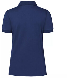 Dames modern-flair poloshirt Blauw