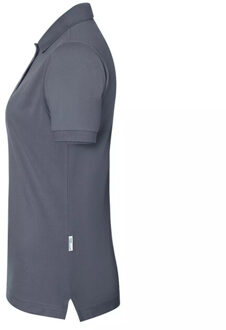 Dames modern-flair poloshirt - maat M Grijs