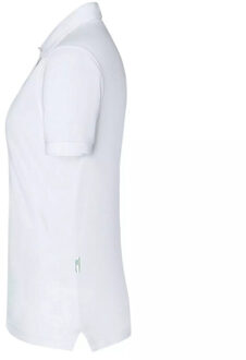 Dames modern-flair poloshirt - maat XXL Wit