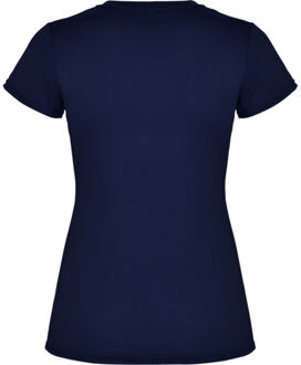 Dames montecarlo sport t-shirt met korte mouwen Blauw - XL