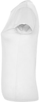 Dames montecarlo sport t-shirt met korte mouwen - maat M Wit