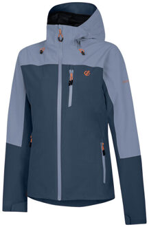 Dames mountain series contrast paneel waterdichte jas Blauw - 46