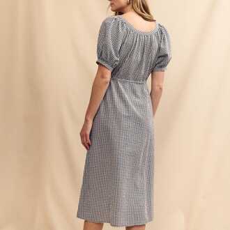 Dames Nobodys Child Jade Midi Jurk in Zwart