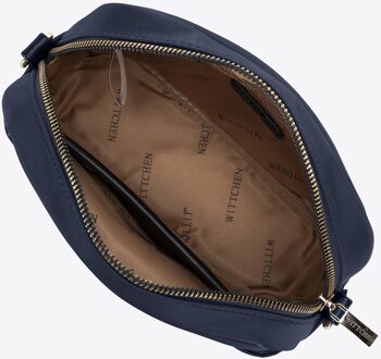 Dames Nylon Crossbody Tas Marineblauw Donkerblauw - One Size