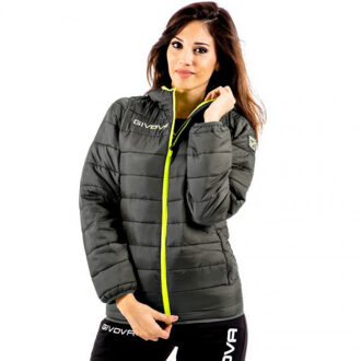 Dames olanda pufferjas Grijs - S