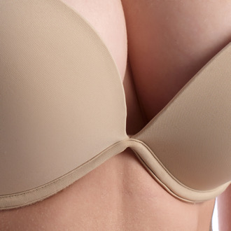 Dames Ondersteunende Beha met Cups MIRANDA-PUSHUP Beige - EU 75B /UK 34B