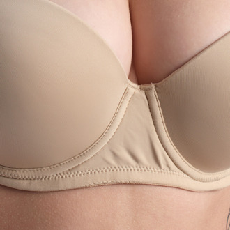 Dames Ondersteunende Push-up Beha PURA-BANDEAU Beige - EU 80B /UK 36B