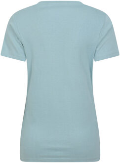 Dames Ontdek Padstow Bedrukt T-shirt (Blauw) - maat EU 46 / UK 18