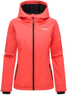 dames overgangsjas lichtgewicht water- en windafstotend met capuchon coral pink - maat 2XL Roze