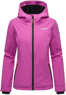 dames overgangsjas lichtgewicht water- en windafstotend met capuchon lilac lily - maat L Paars