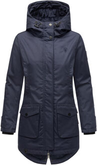 dames overgangsparka Brinja – Warm & Tijdloos Blauw - M
