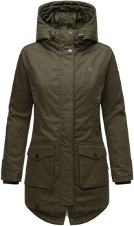 dames overgangsparka Brinja – Warm & Tijdloos Groen - S