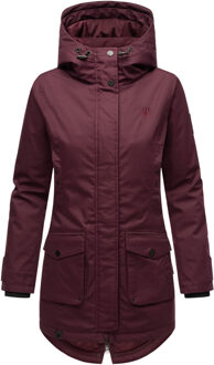 dames overgangsparka Brinja – Warm & Tijdloos Rood - M