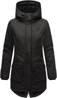 dames overgangsparka Brinja – Warm & Tijdloos Zwart - M