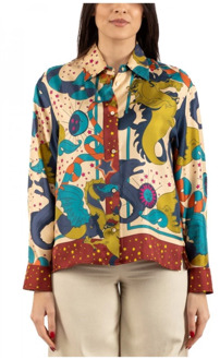 Dames Overhemd Weekend , Multicolor , Dames - XS